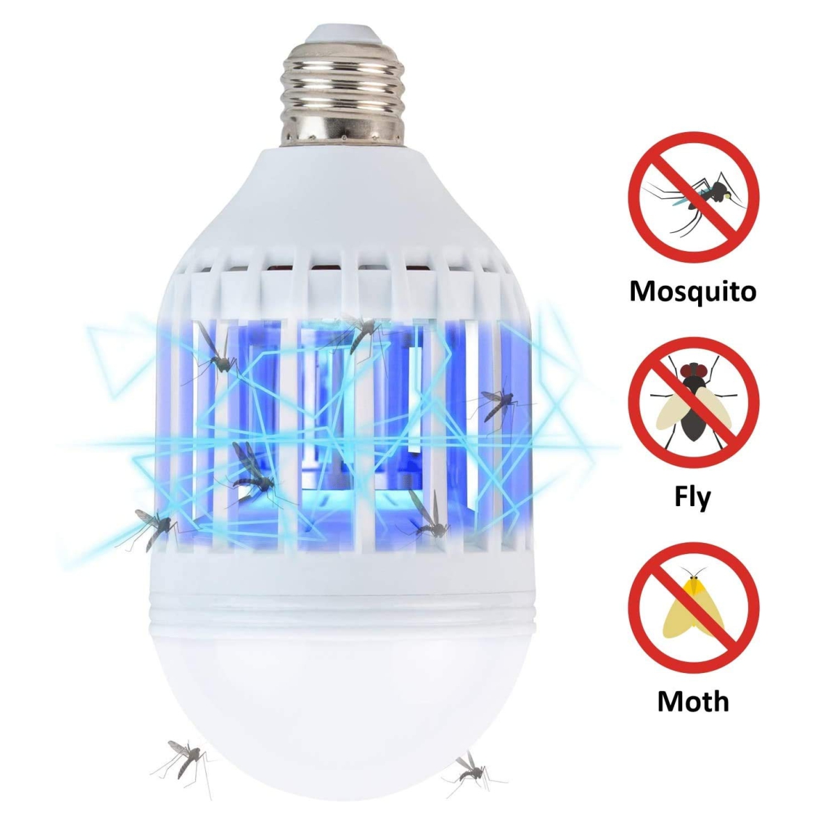 Miniatura 2 de Bombillo luz mata zancudos